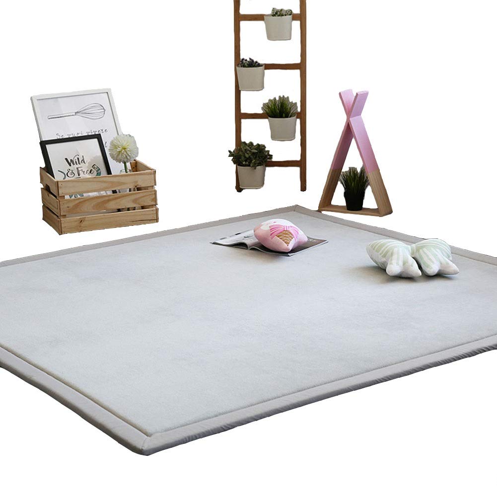 Lyfreen Memory Foam Kid Room Rug Modern Nursery Area Rug