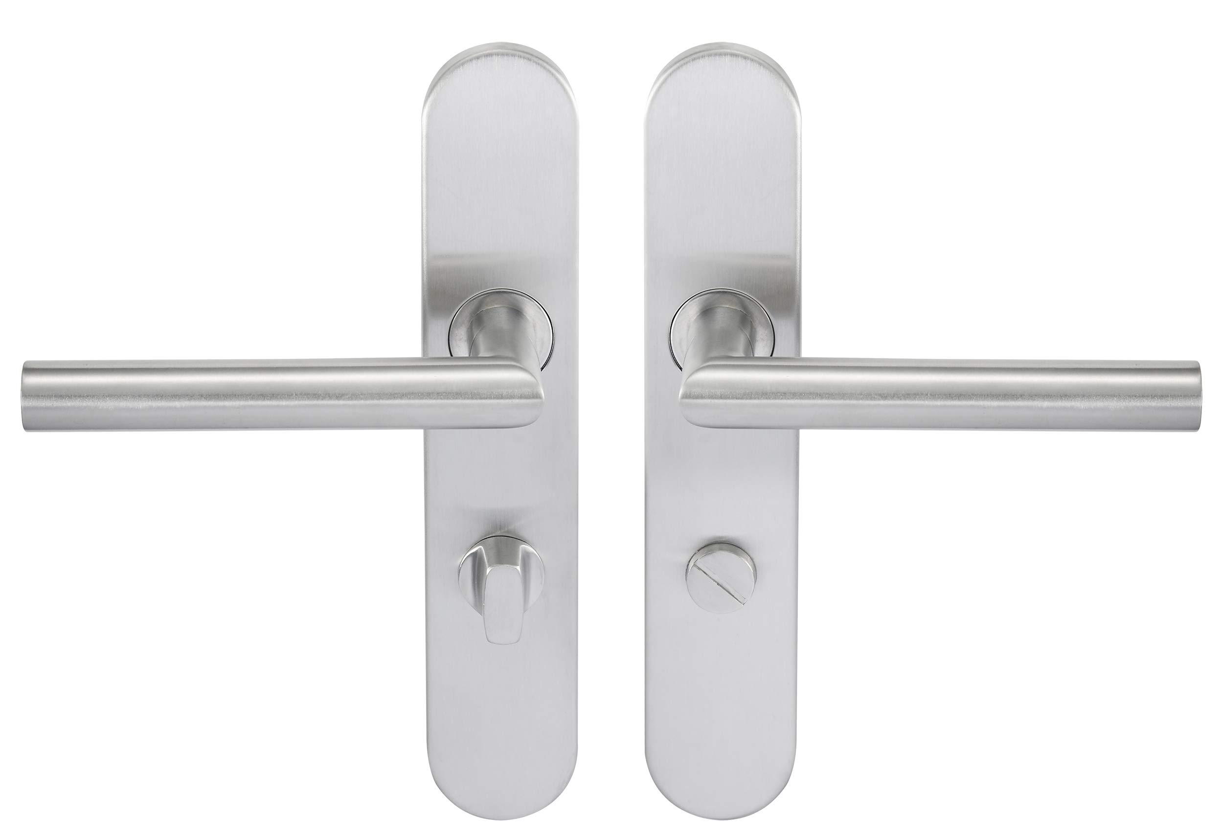 Bricard Tempo Disco 666470 Set of Stainless Steel Handles on Plate, 666470