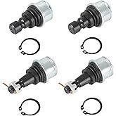 Upper and Lower Front Ball Joint for Can-Am Maverick Commander 1000R Max/Maverick X3/Defender HD5 HD7 HD8 HD9 HD10/Outlander Max 650 800R, Replace for 706202044, 706202045, 4 Pcs