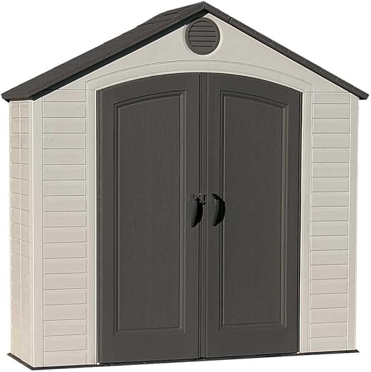 LIFETIME - Cobertizo de Almacenamiento para Exteriores, 8 x 2,5 pies