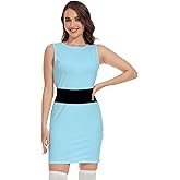 TMSD Women's Halloween Cartoon Costume Adult Sleeveless Mini Dress