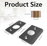 Tonitrui Upgraded Magnetic Door Catch 2 Pack Black Quiet Easy Install view 7