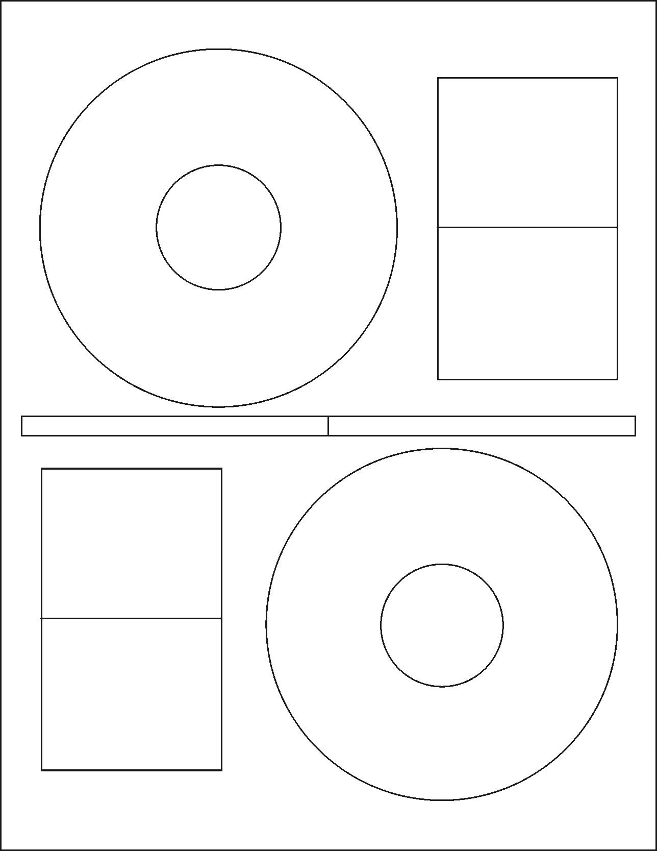 Compulabel 312715 4.64" CD/DVD Labels Stomper Compatible (100 White Sheets 200 CD Labels)