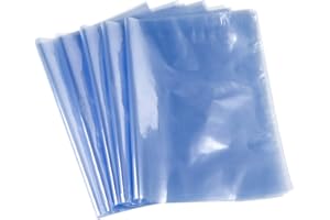MOREPACK Shrink Wrap Bags,12x16 Inches 20 Pcs PVC Clear Heat Seal Shrink Wrap for Book, Bath Bombs, Film DVD/CD, Candles, Shoes, Soap, Bottles, Crafts and DIY Crafts