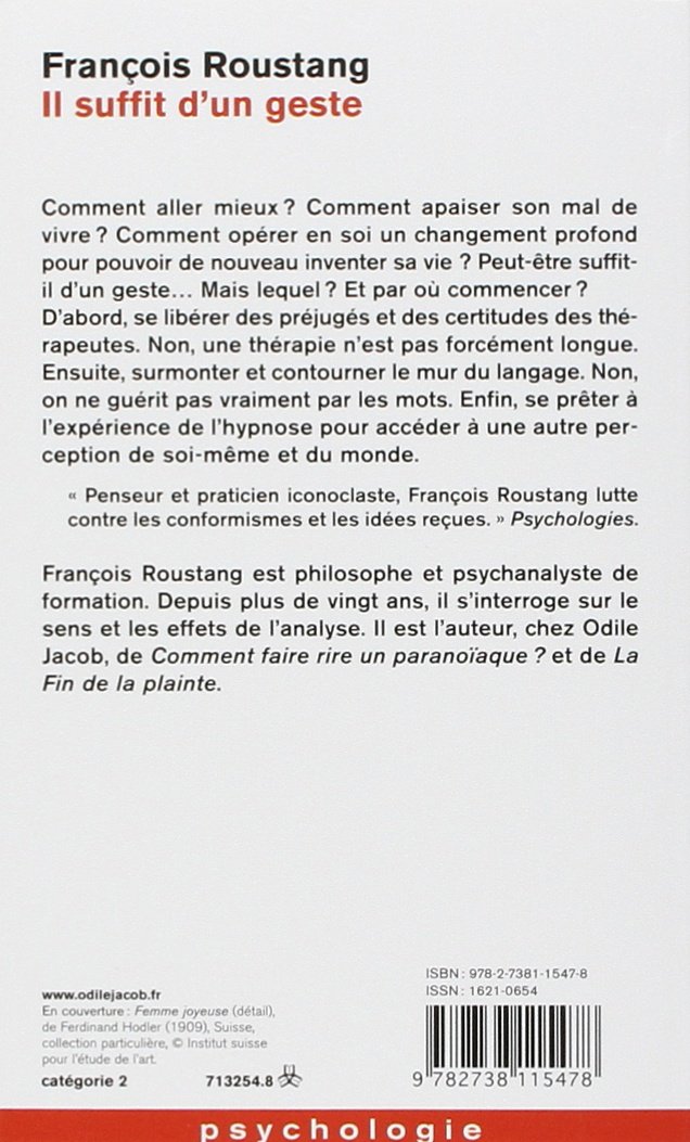 Amazon Il Suffit D Un Geste Roustang Francois Books Amazon Il Suffit D Un Geste Roustang Francois Books