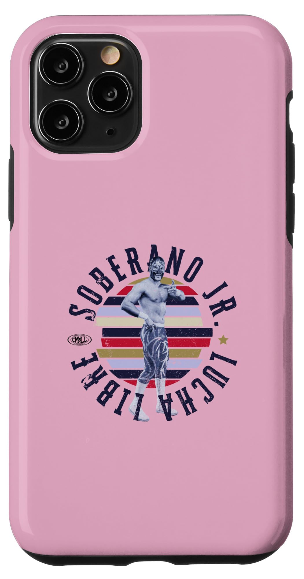 iPhone 11 Pro Soberano Jr. Mexican Luchador Ideal for men and women. Case