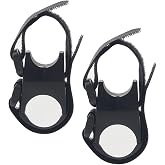 Calitte Flashlight Scope Mount Quick Release Mount for Hunting LED Light Flashlight Scope Torch Laser Scope Sight Telescope Diameter 18mm-25mm 2 Pack