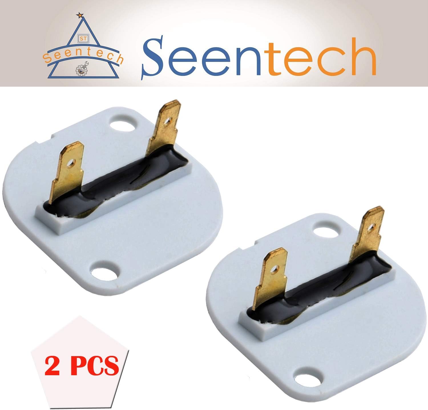 3390719 Thermal Fuse for Whirlpool & Kenmore Dryers by Seentech - Replaces Part Numbers WP3390719, AP6008309, 688841, 690198, 279650, and 3389639 (2 PCS)