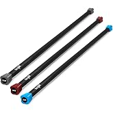 Yes4All Weighted Bars for Exercise, Full Body Strength Training | Weighted Workout Bar with Solid Steel Construction and Comfortable Grip for Stable, Versatile Home Gym Workouts