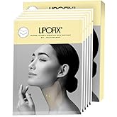 LIPOFIX Neck Lifting Hydrating Firming Intense Treatment Bio - Cellulose Mask (5 MASKS)