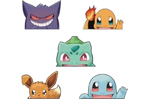 Uisky AA Anime Car Decals Vinyl Waterproof Cartoon Funny Bumper Sticker Car Accessories, Automotive Windshield Windows Decal Van Trucks Motorcycle Stickers DIY Decoration (Pocket)