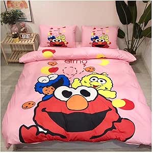 Featuring Sesame Street Elmo Bedding Sheet Set Queen【Free Express ...