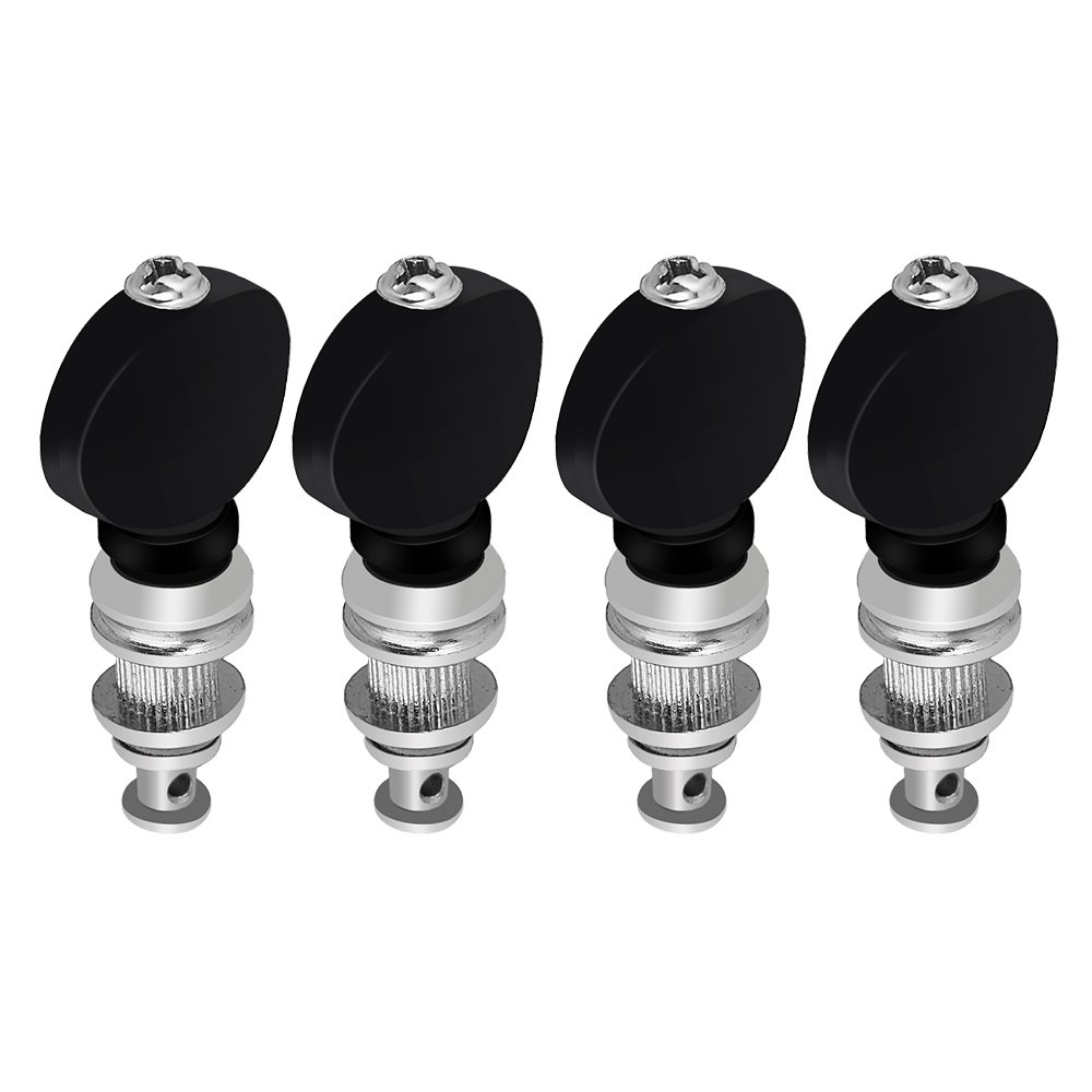 BQLZR Ukulele Tuning Pegs Pin Black High Precision Pack Of 4