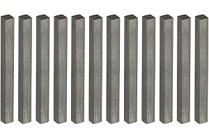 PATIKIL Compressed Charcoal Sticks, 12 Pack 6B Grade Art Supplies Sketch Square Stick for Artist Drawing Sketching Shading Pa