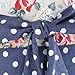 NEOVIVA Toddler Girls Apron with Pockets for Daily Play Kitchen, Double-layered Kitchen Apron for Children, Style Kathy, Floral Quarry Bloom