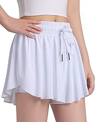 KEREDA Girls Flowy Shorts,Butterfly Shorts for Teen