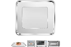 GCQ Air Fryer Baking Tray for Cuisinart TOA-95 Breville BOV900BSS and Black & Decker 8-Slice Air Fryer Toaster Oven, 14.5" x 