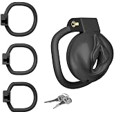 Men's Resin Invisible Protective Cage-UPZCZ64 (Black, S) | Fitness Equipment Practical Accessory
