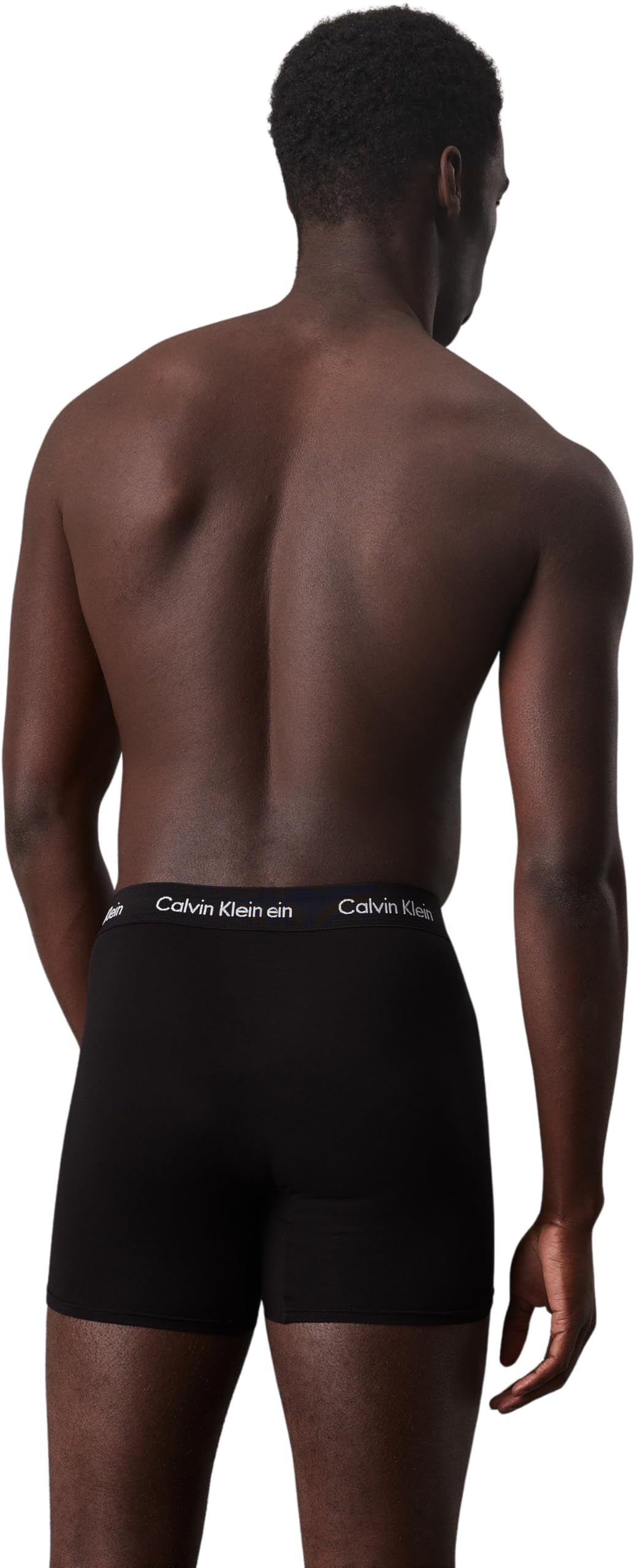 Calvin Klein Herren 3er Pack Boxershorts Briefs Boxer Brief Stretch, Schwarz (Black W Black Wb), L 3