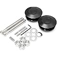 ANJOSHI 2Pack Quick Release Latch Universal 2.44in/62mm Diameter Universal Aluminum Alloy Push Button Quick Latch Hood Pins Lock Clip Kit for Auto Car Hood Pins Lock(2Pack Pro)