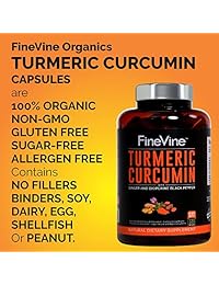 Curcumina de cúrcuma con pimienta y jengibre negro de BioPerine – Fabricado en Estados Unidos – 120...