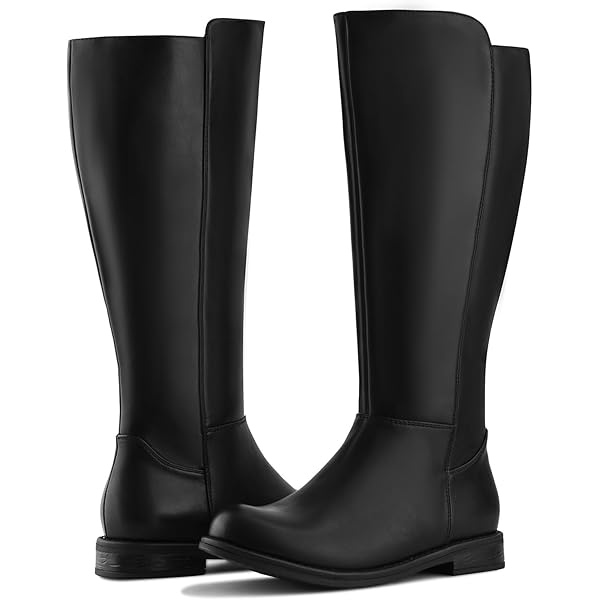 Amazon.com: LEHOOR Women Platform Block Heel Knee High Boots