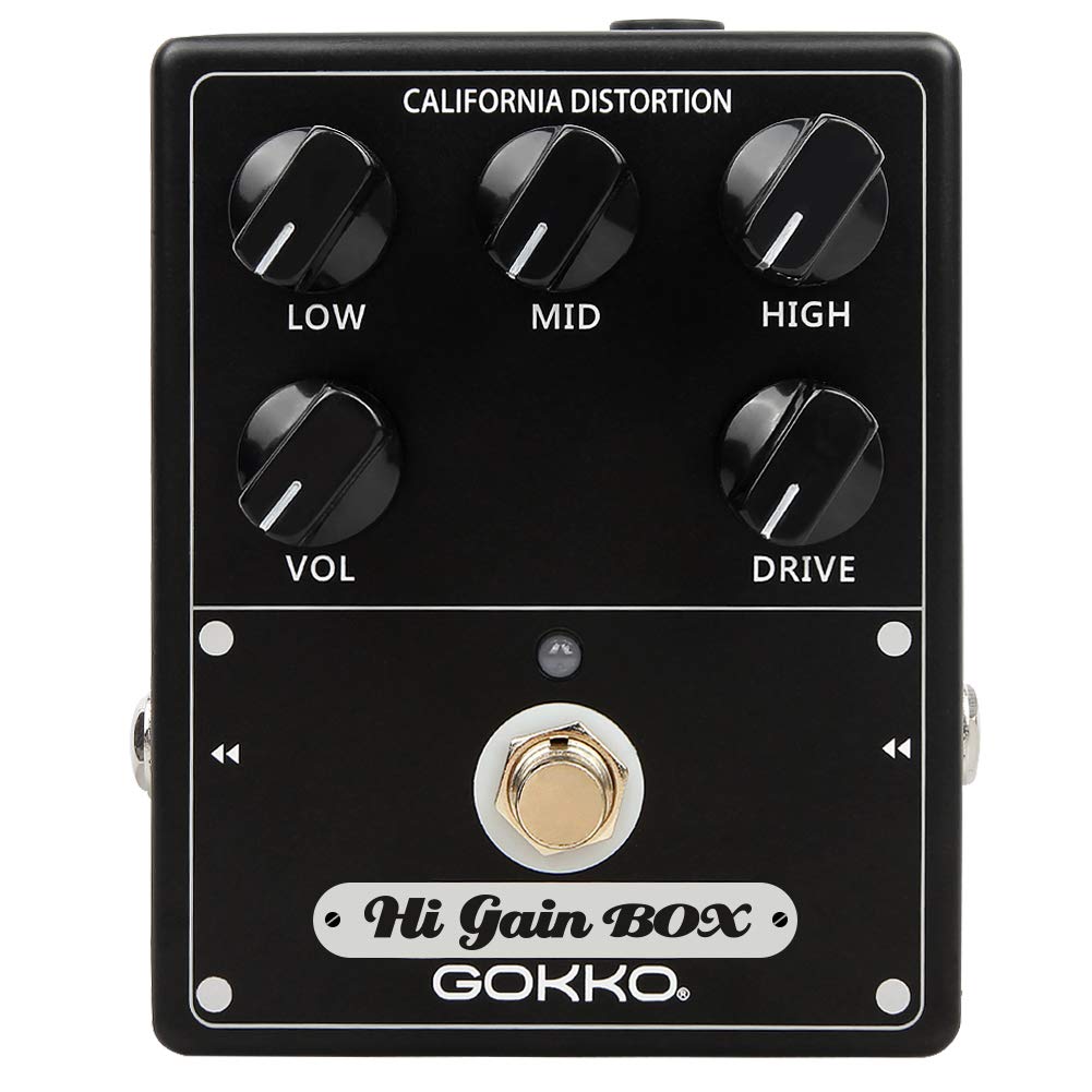 GOKKO AUDIO GK-34 American Box Guitar Effects Pedal, Acoustic Guitar Pedal, Analog Mesa Boogie Amplifier Tone