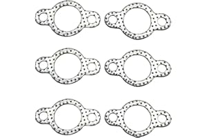 HIYANG 24 041 49-S Exhaust Gasket Replace Kohler Engines CH18 CH20 CH22 CH23 CH25 CH26 CH670 CH680 CV742 CV745，Kohler 24 041 49-S Exhaust Gasket，6PCS