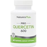 Natures Plus PRO Quercetin 600 mg - 60 Tablets - Non-GMO, Vegan & Gluten Free - 60 Servings