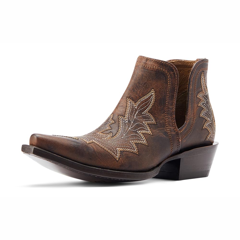 ARIAT BMVY9 Womens Dixon Low Heel Western Boot Rhino Tan 6 Image