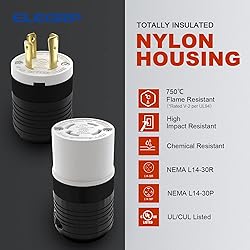 ELEGRP NEMA L14-30R Locking Connector, Generator