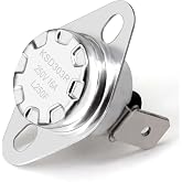 Criditpid SRV230-1290 Snap Disc switch for Quadra-Fire Santa Fe, MT Vernon, Classic Bay 1200 Pellet Stove, High Limit Heat Sensor for Heatilator CAB50, PS35, PS50 Pellet Stove.