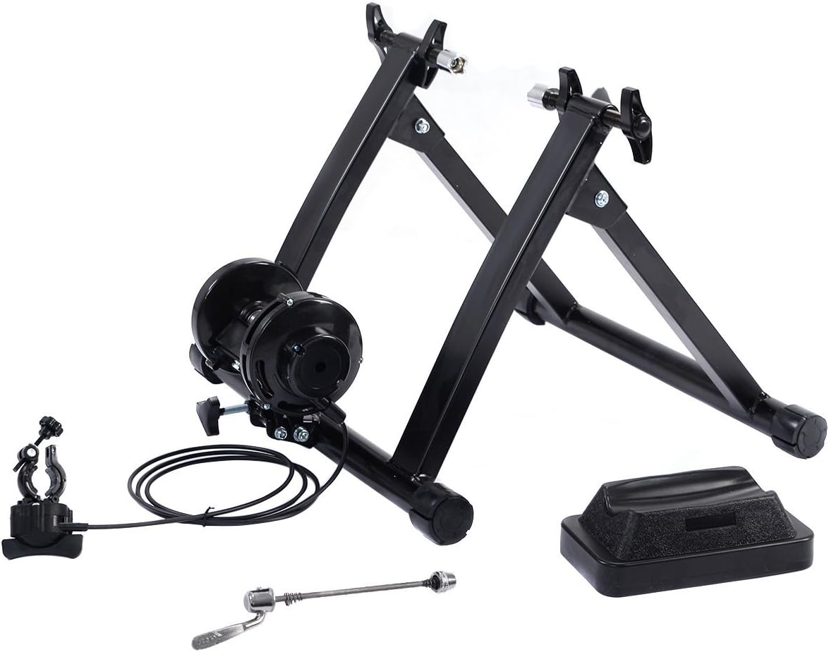 Lotus Analin Magnetic Indoor Bicycle Bike Trainer Exercise Stand 5 Levels of Resistance