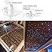 CHINLY 32W RGB 4-Speed Twinkle LED Fiber Optic Star Ceiling Kit Light Lamp 800 Strands 13.1ft Long 0.75mm +28key RF Remote