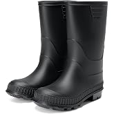 DREAM PAIRS Kids Waterproof Outdoor Rain Boots | Lightweight,Non-Slip Outsole,Easy-On,Unisex Boys Girls,Outdoor Puddle Rainy Day Play