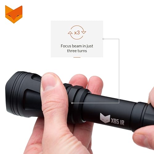 Nightfox XB5 Infrared Flashlight 850nm Wavelength IR
