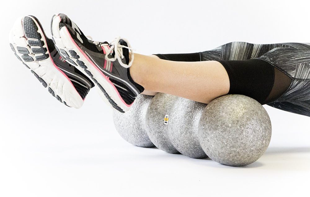 Rollga Foam Roller - Standard: Self Massage & Trigger Point Release Muscle Roller, Medium Density Foam Version (Silver) : Sports & Outdoors