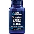 Life Extension Vitamins D and K with Sea-Iodine – Bone, Brain, Thyroid & Arterial Support – Non-GMO, Once Daily, Gluten-Free
