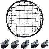 Amaran 45º Fabric Light Control Grid with 5 Clips for Amaran Verge Max Panel Light