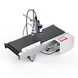 BESHENG JS740 Inkjet Coding Machine with Mini Conveyor Belt, Automatic Online Inkjet Printer with 42ml Original Quick-Drying Ink, Industrial Batch Code Printer Date/Barcode/QR Code/Number/Label