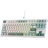 RK ROYAL KLUDGE C87 HE Rapid Trigger Gaming Keyboard, 75% TKL Wired RGB Mechanical Keyboards, Hall Effect Magnetic Switch Keyboard w/Actuation Point Adjustable, 8K Hz Polling Rate, for FPS Gamer