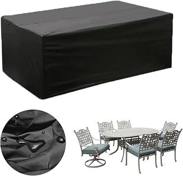 180 X 120 X 74cm Cyweb Garden Furniture Covers Waterproof Rectangular Patio Set Cover For Outdoor