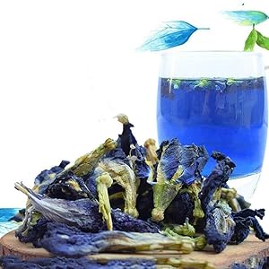 Clitoria Ternatea dry flower Butterfly Pea Tea Vitamin A Tea Blue Tea Herbal tea 1000g (2.2LB)