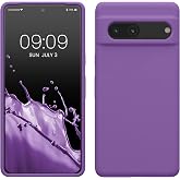 kwmobile Case Compatible with Google Pixel 7 Case - TPU Silicone Phone Cover with Soft Finish - Orchid Purple