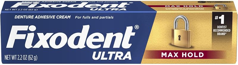 Fixodent Ultra Max Hold Dental Adhesive 2.2 oz Brand New
