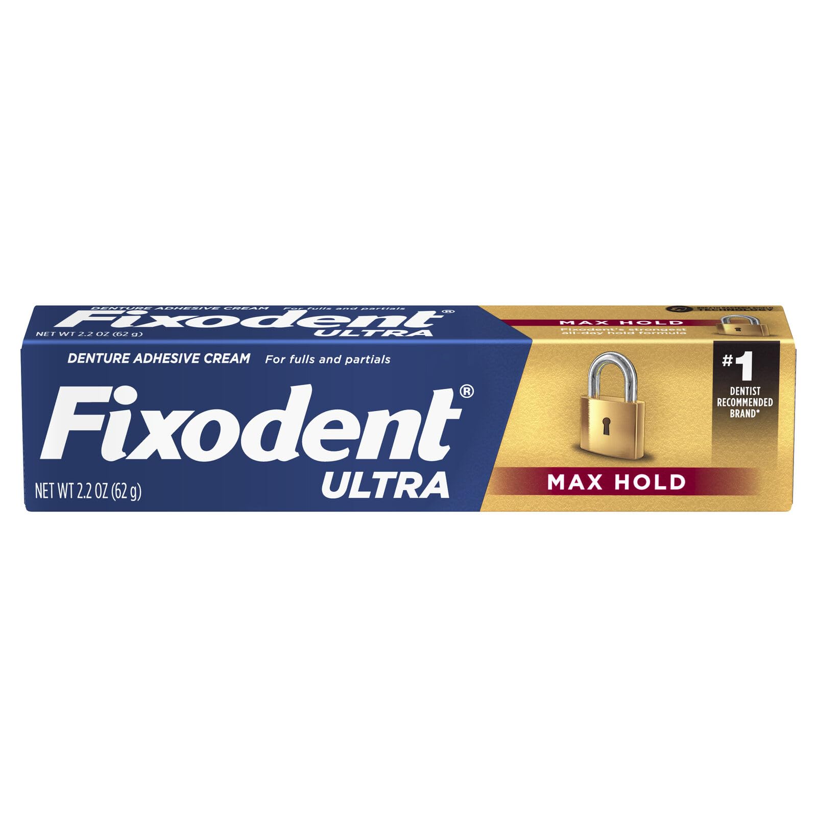 Photo 1 of Fixodent Ultra Max Hold Dental Adhesive, 2.2 oz (Pack of 11)