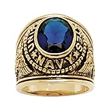 PalmBeach Men's 14K Yellow Gold Plated Antiqued