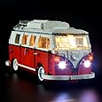 LIGHTAILING Licht-Set Für (Volkswagen T1 Campingbus) Modell - LED Licht-Set Kompatibel Mit Lego 10220(Modell Nicht Enthalten)