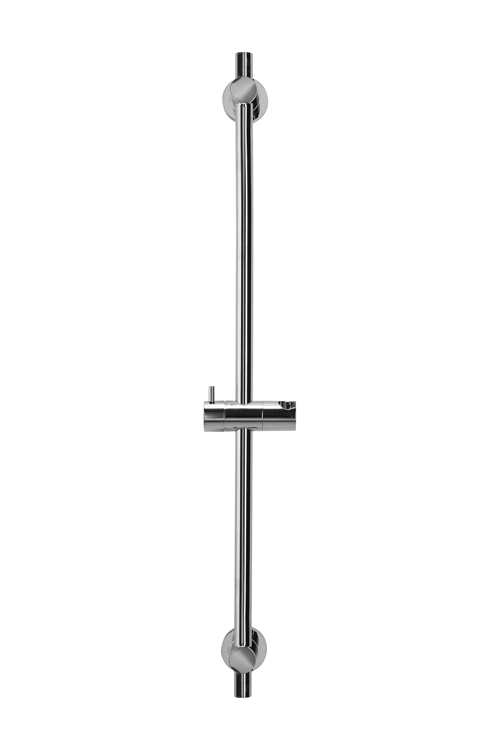 Croydex AM182641 Flexi-Fix 800mm Shower Riser Rail with Adjustable Fixing Brackets, Chrome