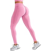 BRXL Butt Lifting Lycra No Front Seam Workout Leggings for Women Tummy Control High Waist Seamless Gym Running Leggings